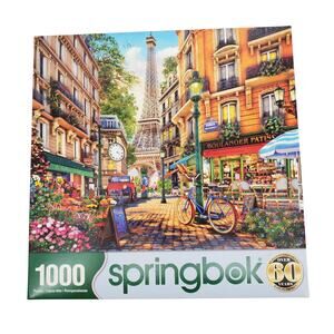 Springbok Paris Afternoon 1000 Piece‎ Jigsaw Puzzle Eiffel Tower 33-11096 USA